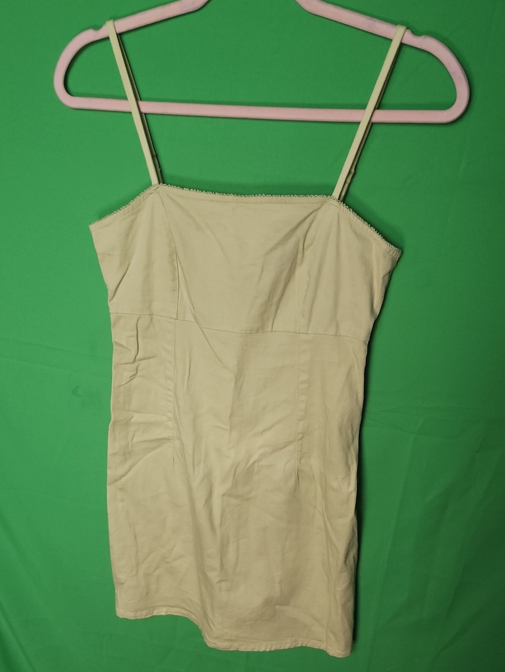 Wild Fable Pastel Lime Green Bodycon Mini Dress Size